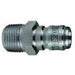 Pressure Washer E-Series Straight Through Male Threaded Plugs-Washdown & Clean-In-Place-Dixon-3/8"-Stainless Steel-